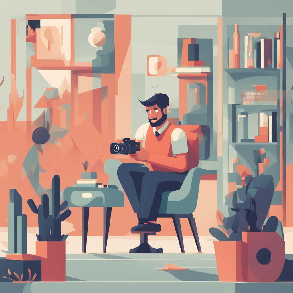 a person getting their picture taken