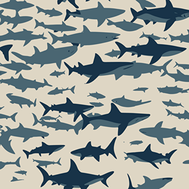 a sea full of sharks