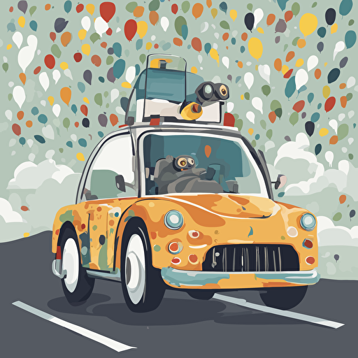 a self driving car