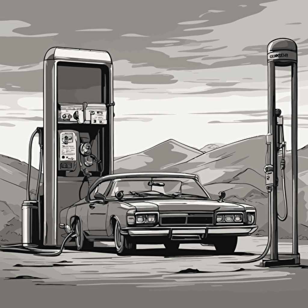a car refueling