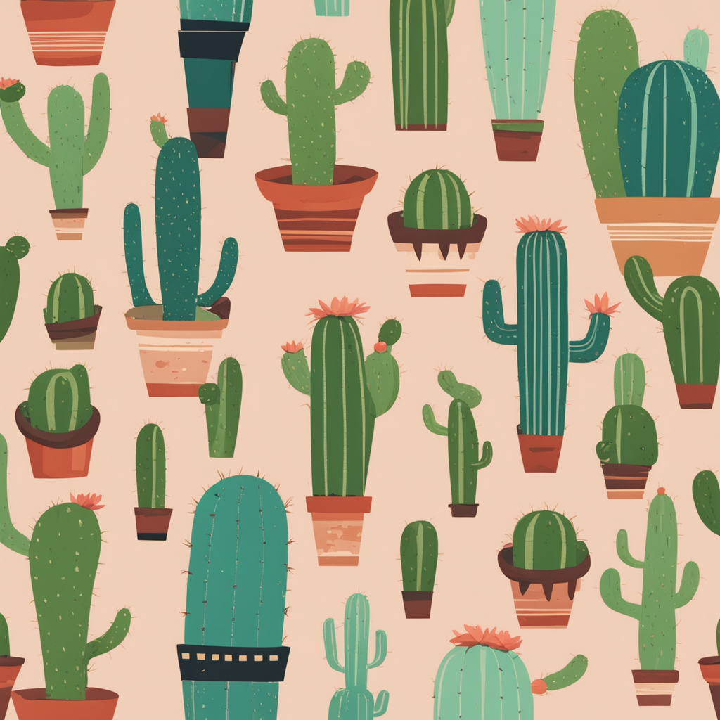 a cactus with a face