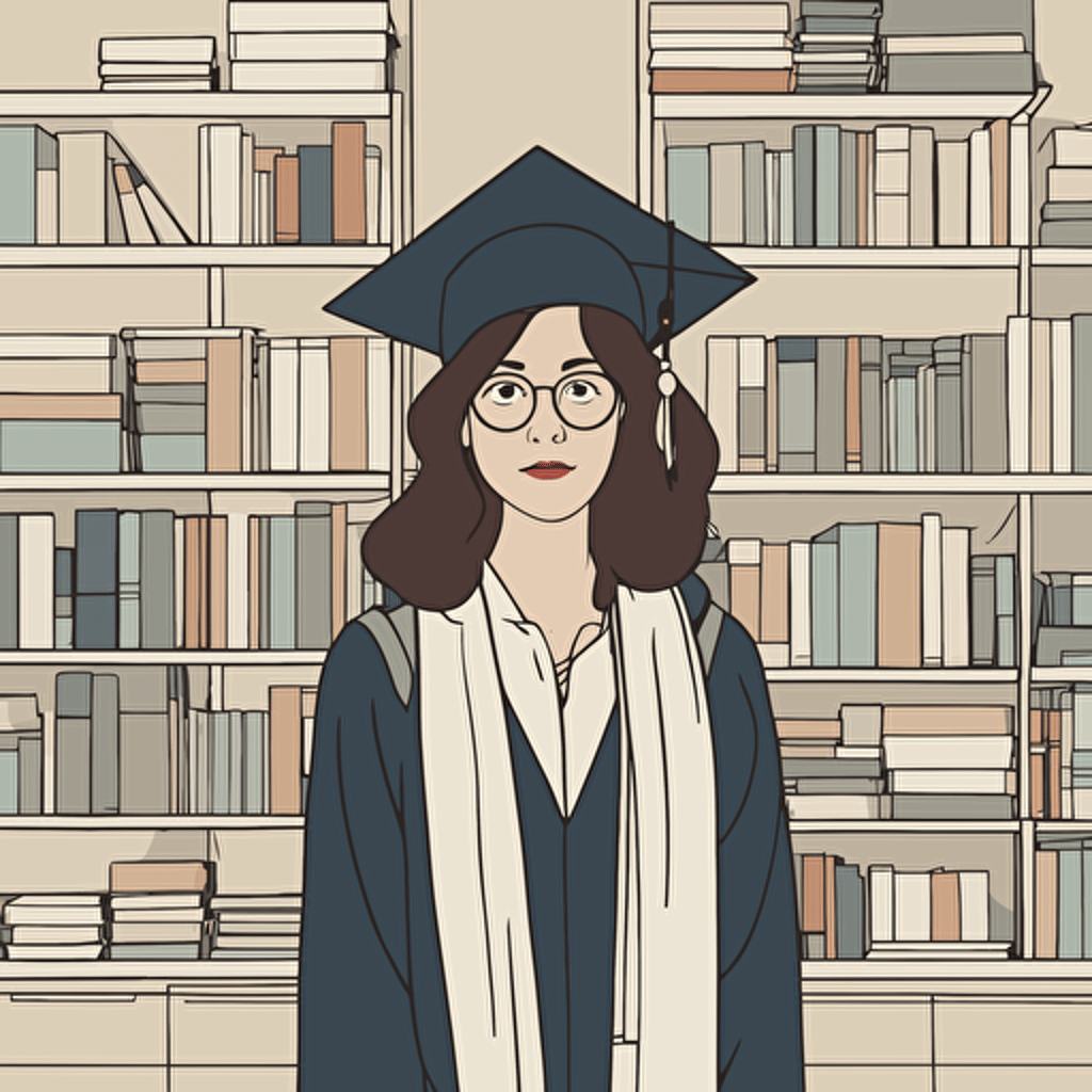 a woman graduating from college