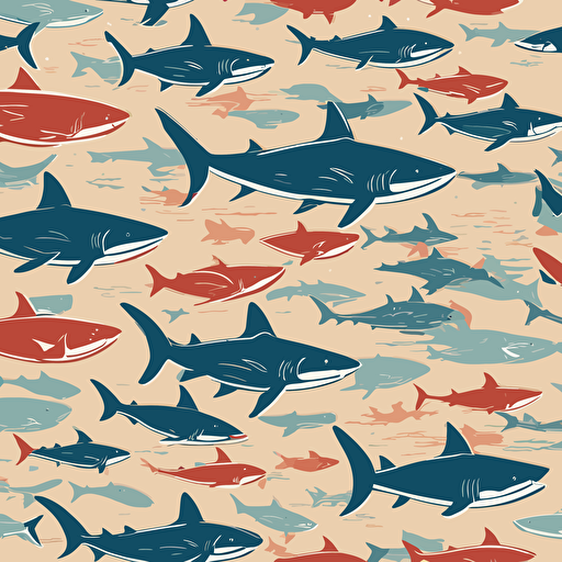 a sea full of sharks