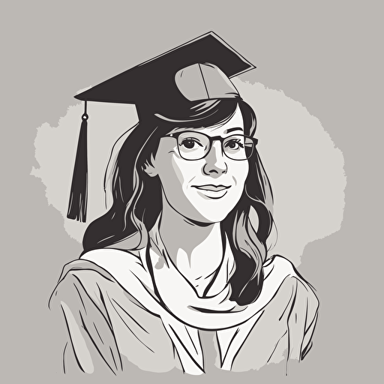 a woman graduating from college