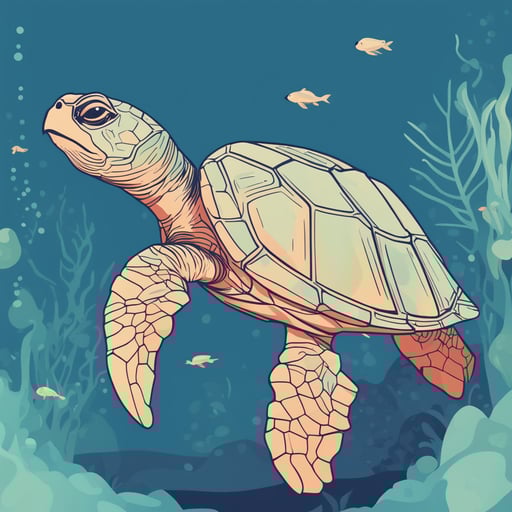 a sea turtle