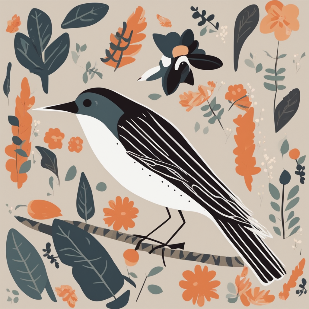 a bird eating a worm