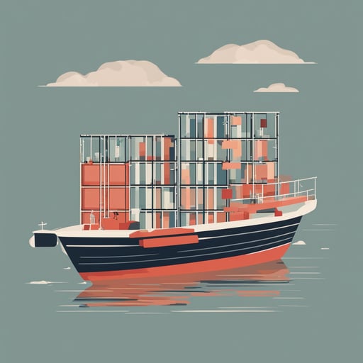 a container boat