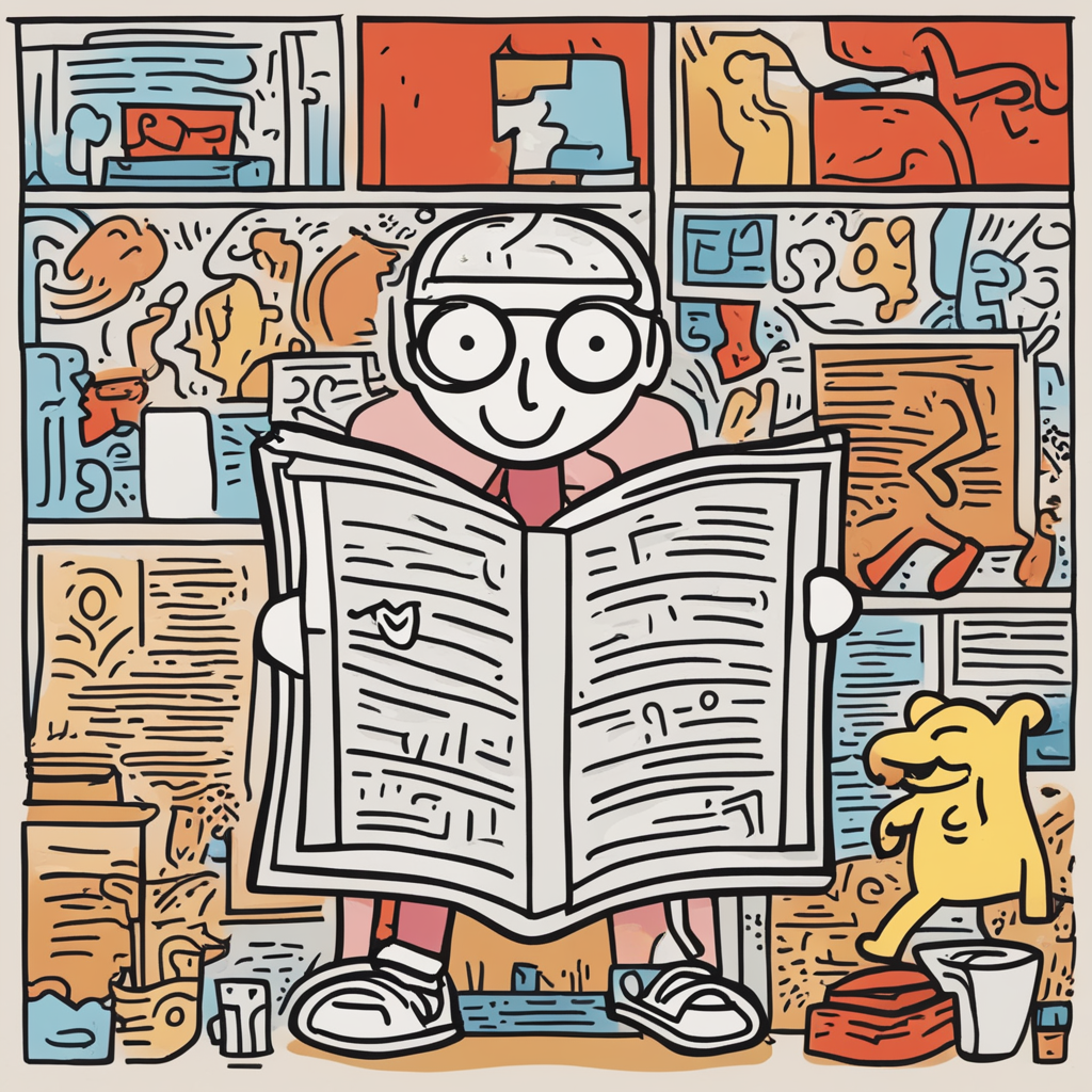 a person with a gigantic book