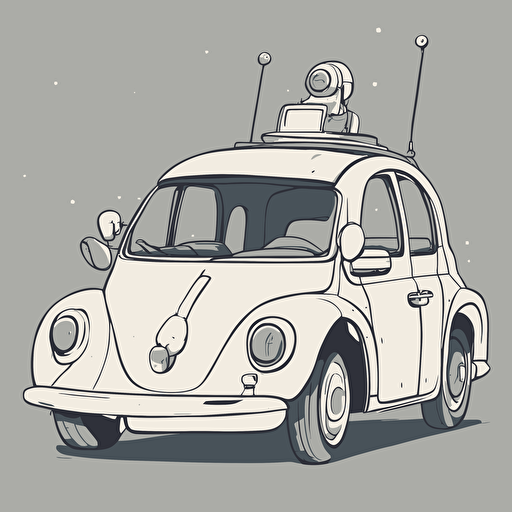 a self driving car