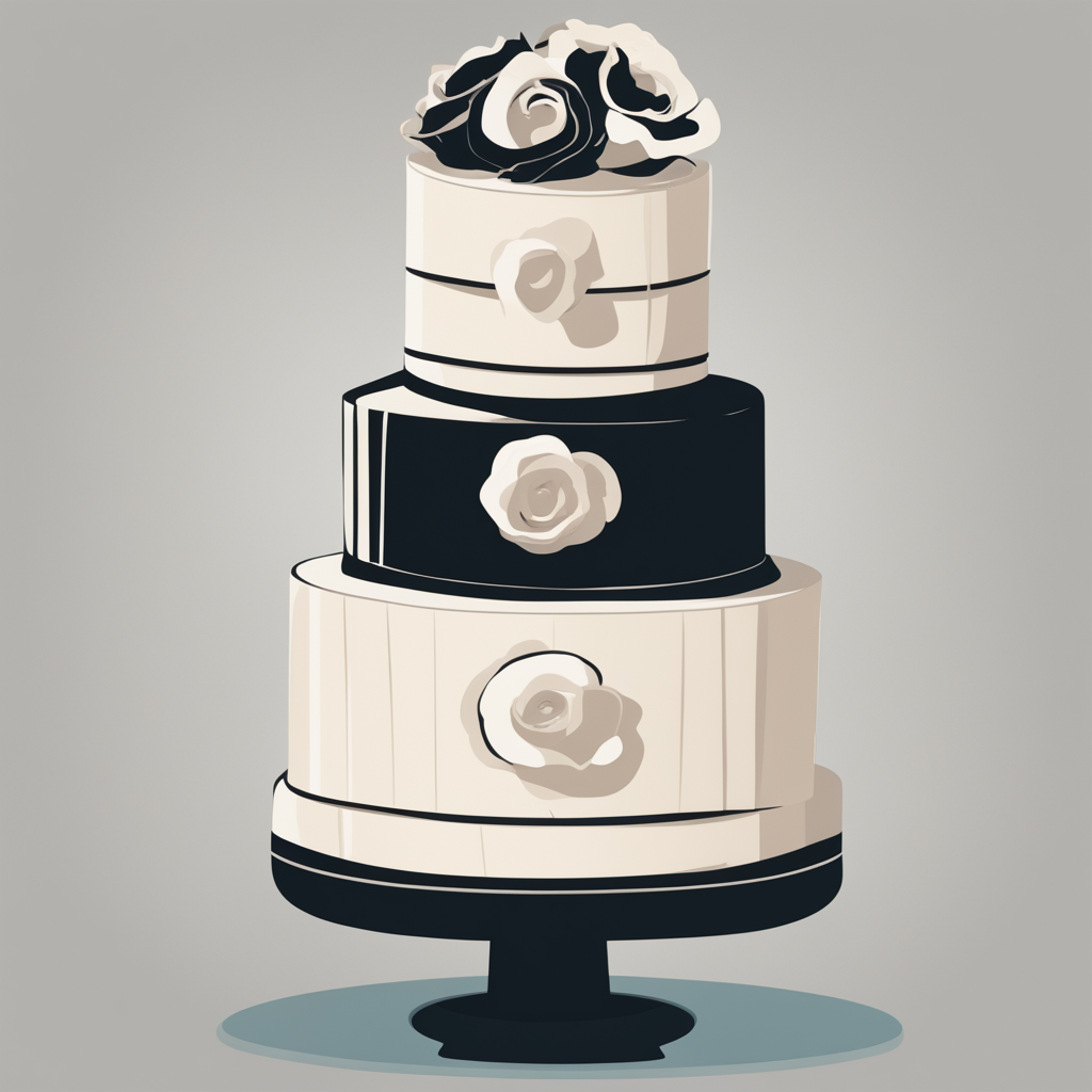a wedding cake