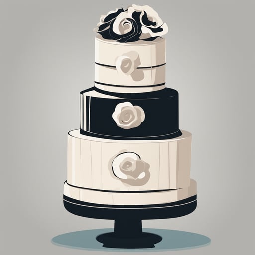 a wedding cake
