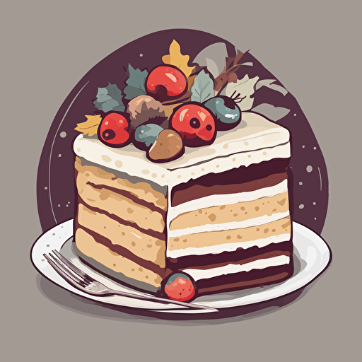 a slice of cake