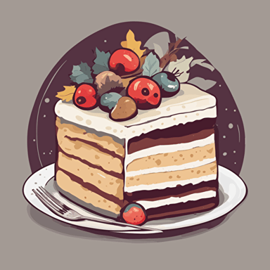 a slice of cake