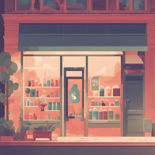 a store having a sale