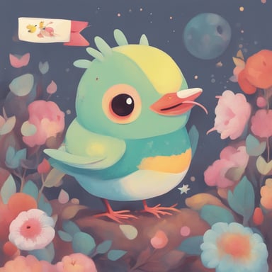 a bird eating a worm