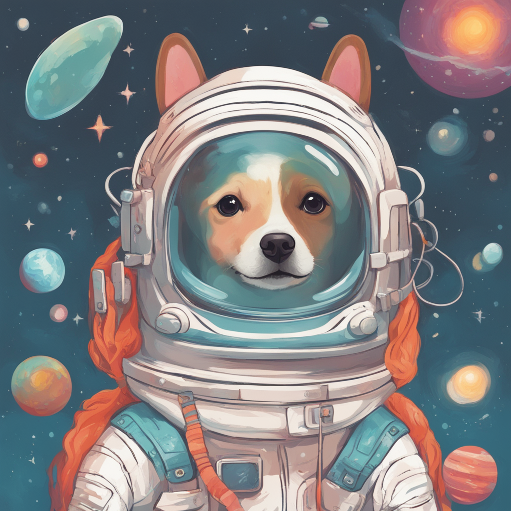 a dog astronaut