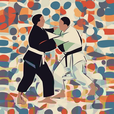 a judo fight