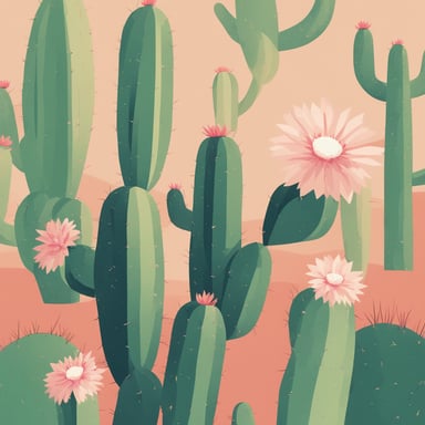 a cactus with a flower