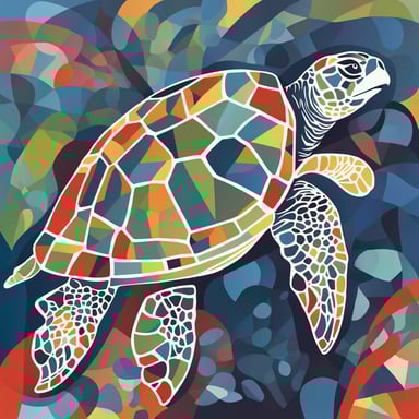 a sea turtle