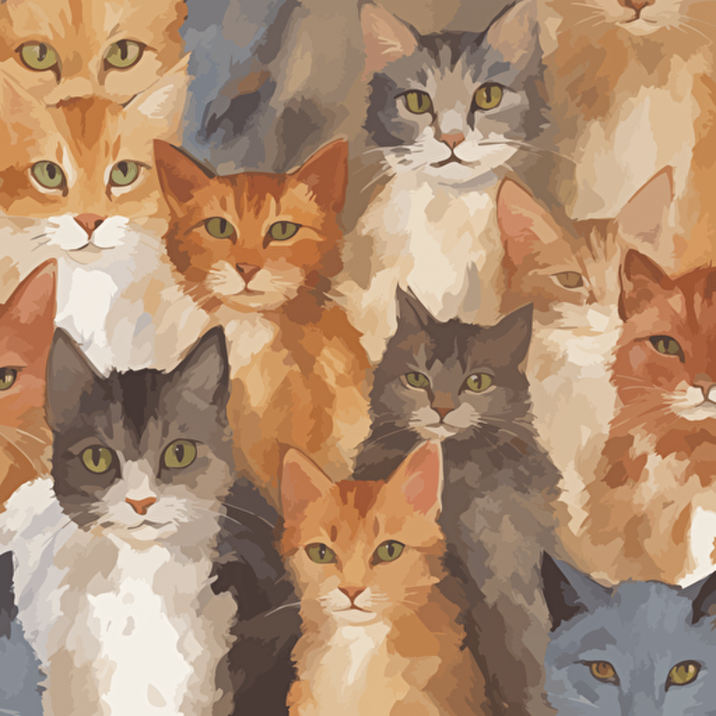 a group of cats