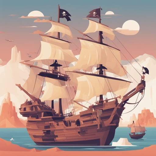 a pirate ship