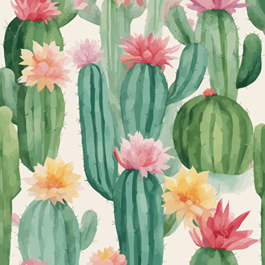 a cactus with a flower