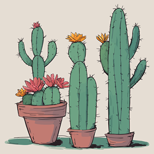 a cactus with a flower