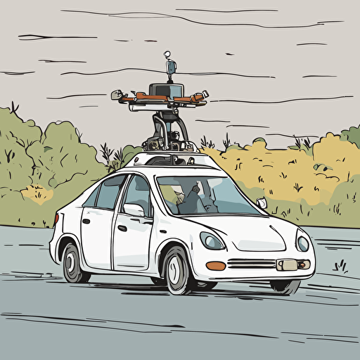 a self driving car