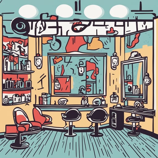 a hair salon