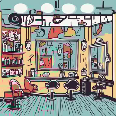 a hair salon