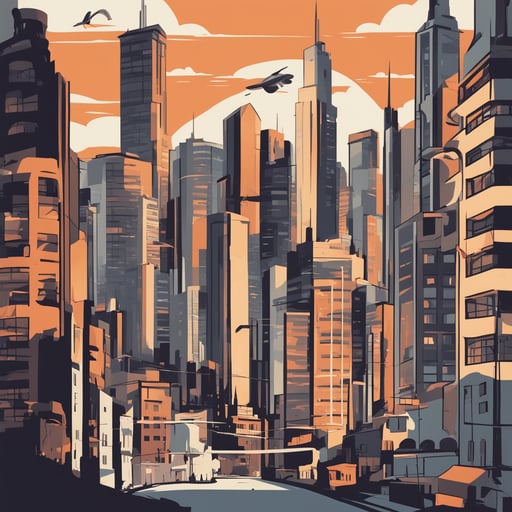 a cityscape