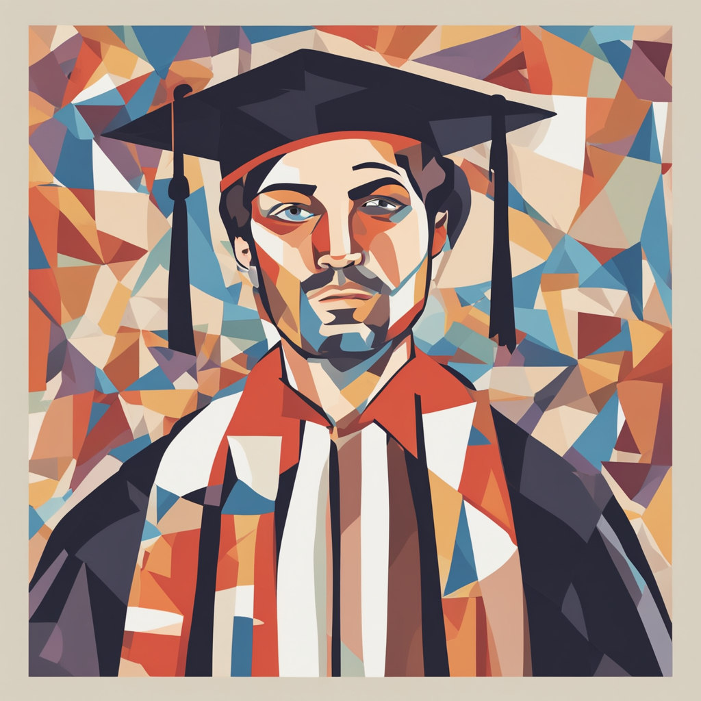 a man graduating from college