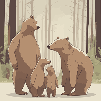 a family of bears