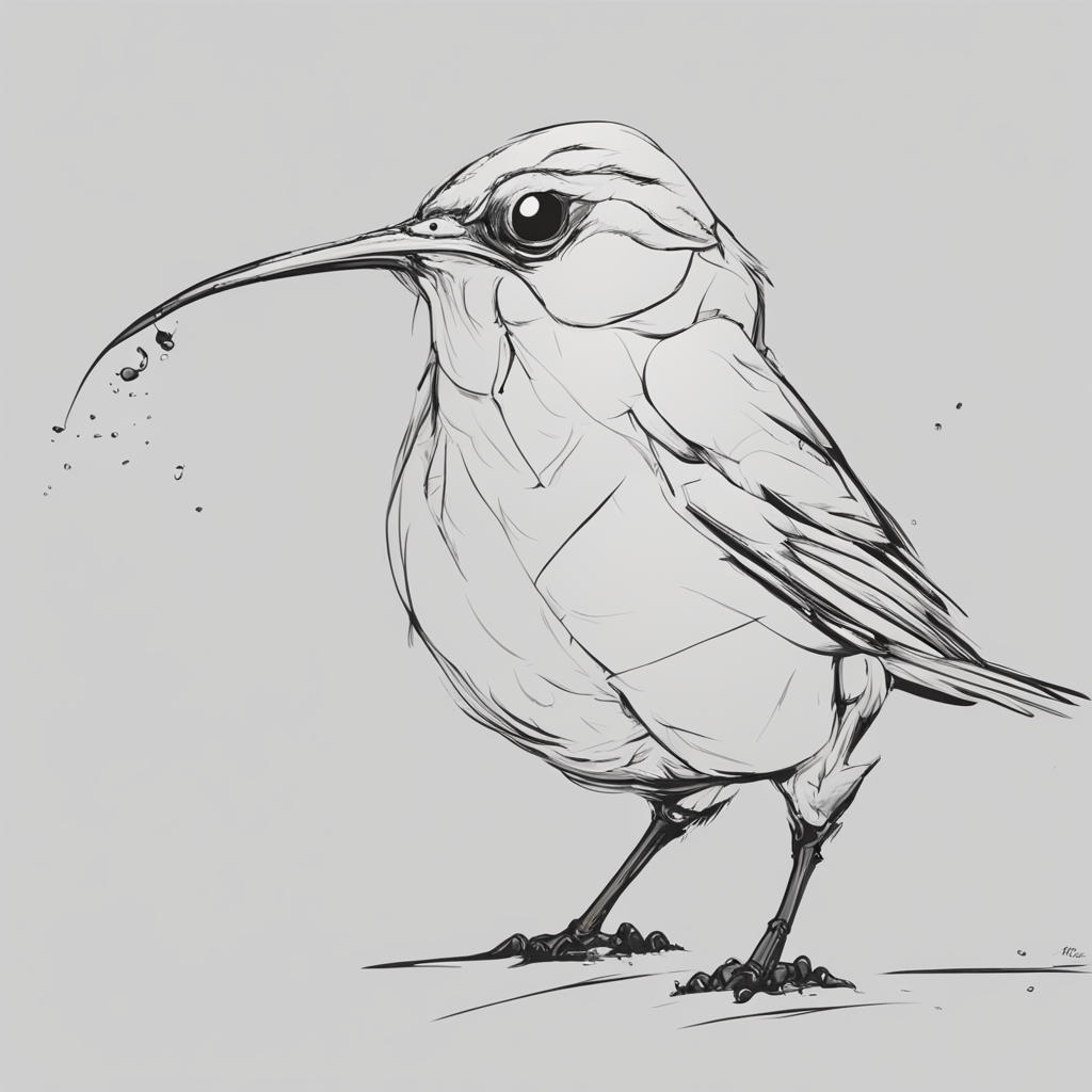 a bird eating a worm