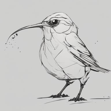 a bird eating a worm