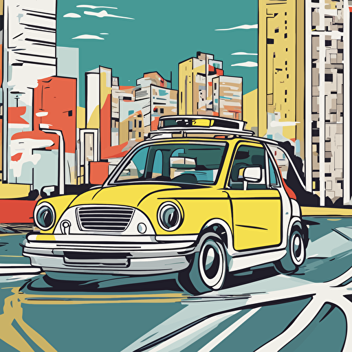 a self driving car