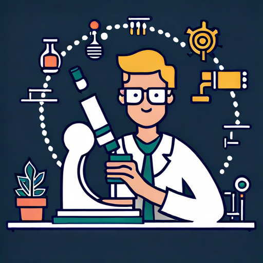 a researcher looking at a microscope