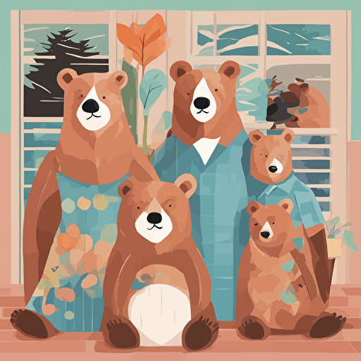a family of bears