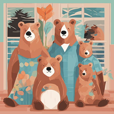 a family of bears