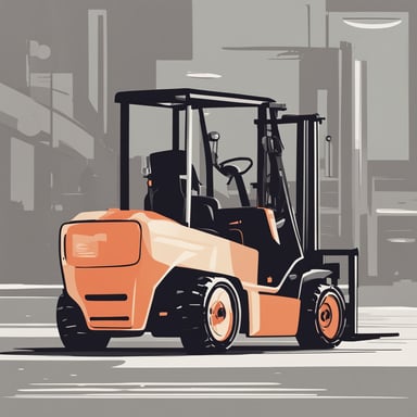 a forklift