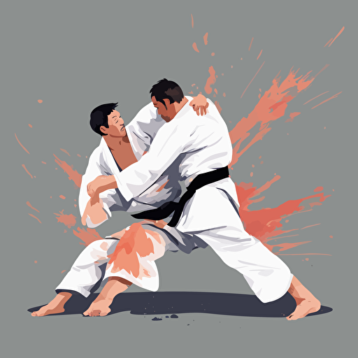 a judo fight