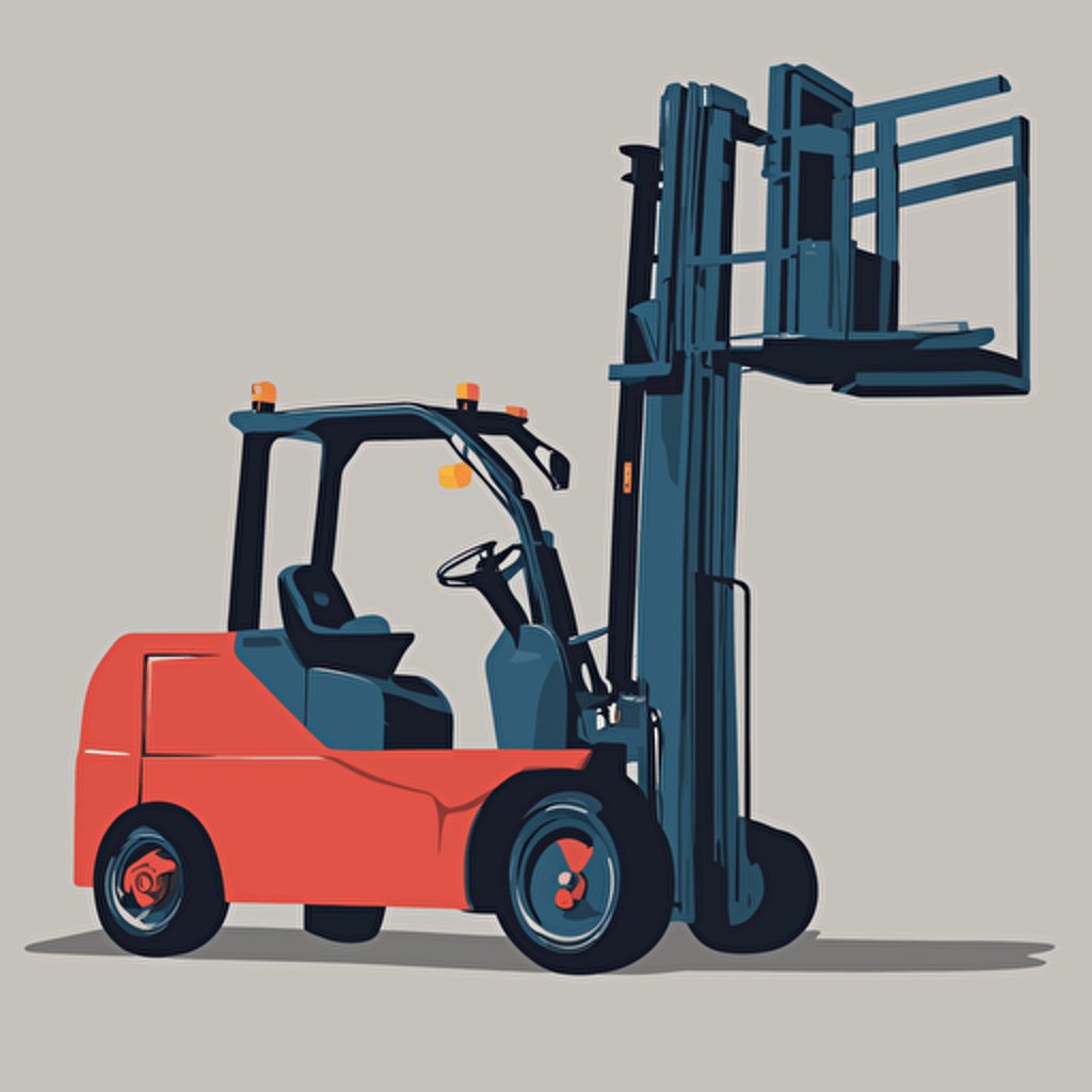 a forklift