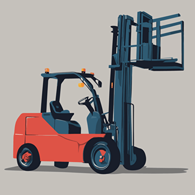 a forklift