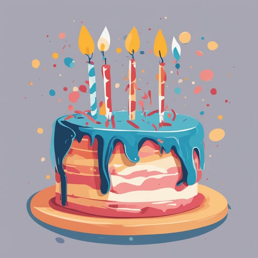 a birthday cake