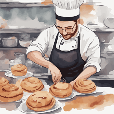 a pastry chef