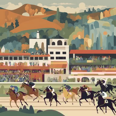 a horse race