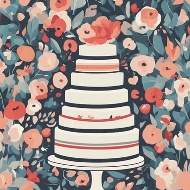 a wedding cake