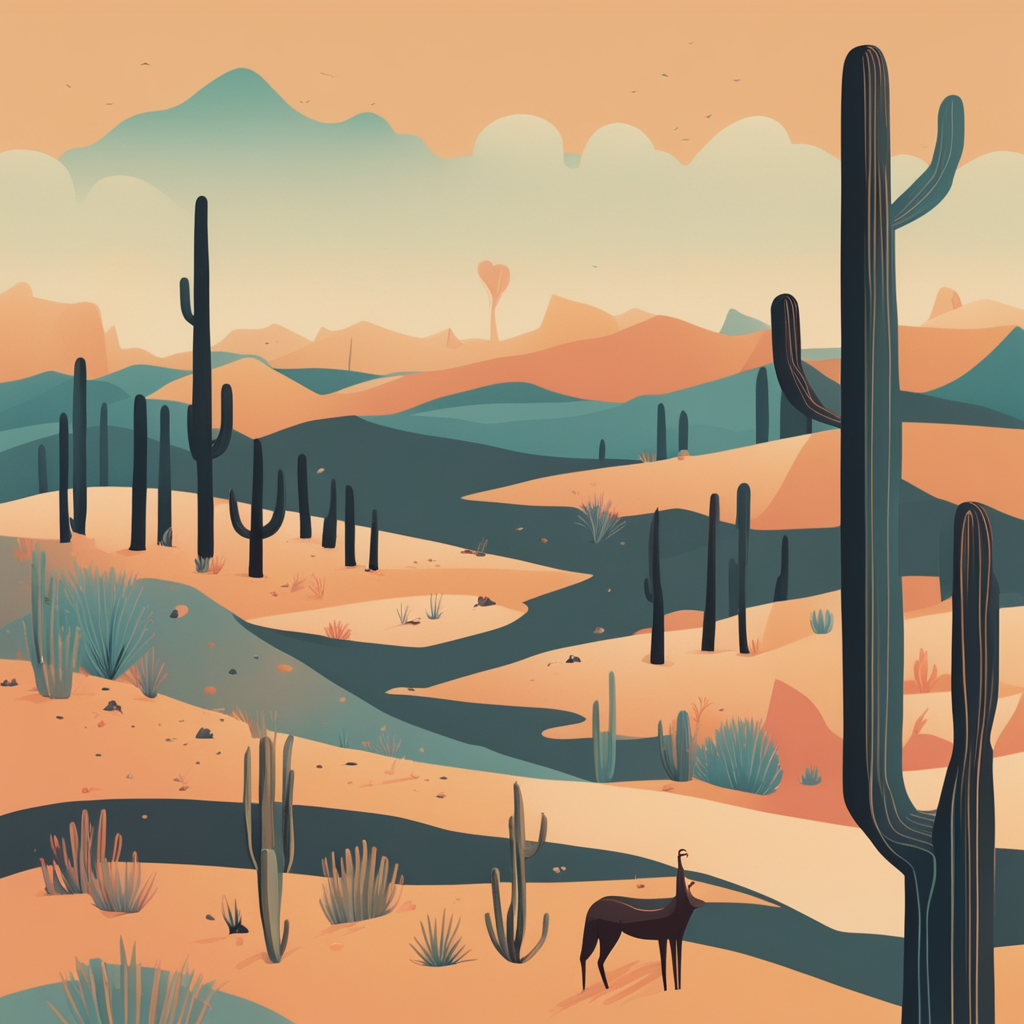 the desert