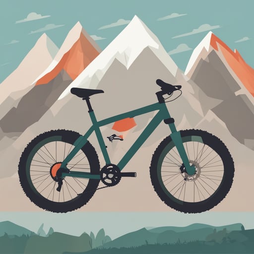 a mountain bike 