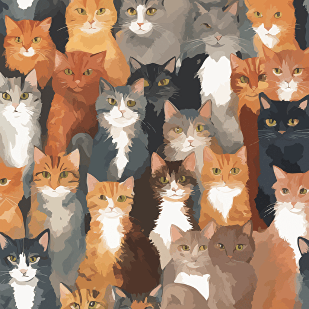 a group of cats